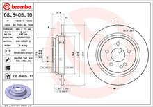 Load image into Gallery viewer, Brembo Painted Brake Disc, 08.8405.11