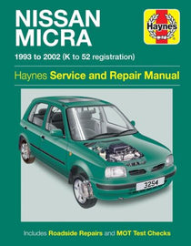 Nissan Micra Petrol (1993-2002) K to 52 Haynes Manual
