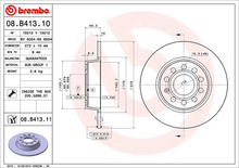 Load image into Gallery viewer, Brembo Painted Brake Disc, 08.B413.11
