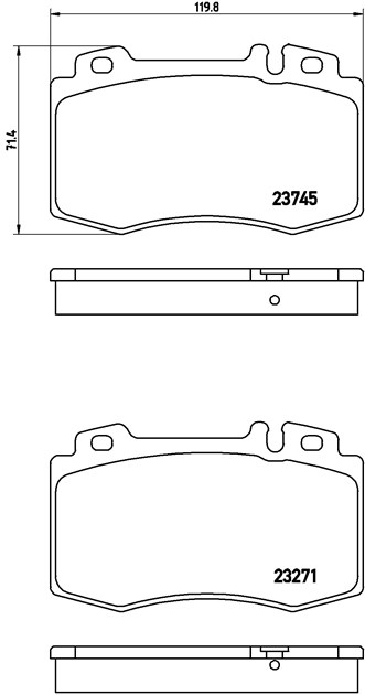 Brembo Brake Pad, P 50 053