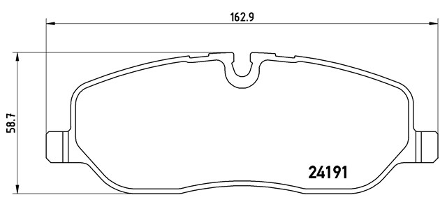Brembo Brake Pad, P 044 014