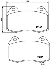 Load image into Gallery viewer, Brembo Brake Pad, P 56 047