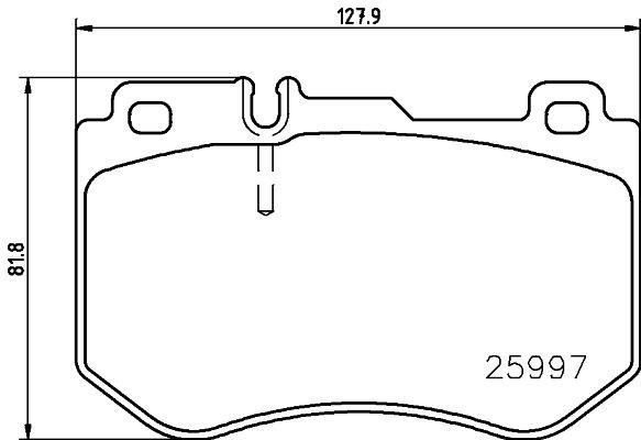 Brembo Brake Pad, P 50 123