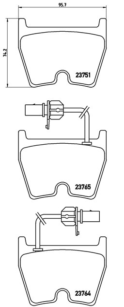 Brembo Brake Pad, P 85 078