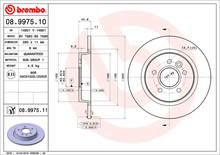 Load image into Gallery viewer, Brembo Painted Brake Disc, 08.9975.11