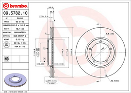 Brembo Brake Disc, 09.5782.10