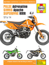 Load image into Gallery viewer, Pulse Adrenaline, Sinnis Apache, Superbyke RMR (07- 14) Haynes Manual (Hardback)