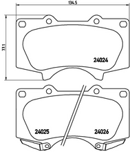 Load image into Gallery viewer, Brembo Brake Pad, P 83 066
