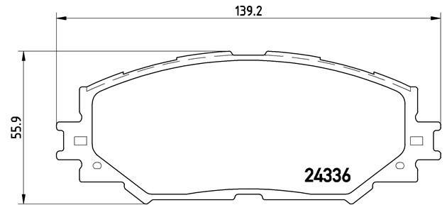 Brembo Brake Pad, P 83 082