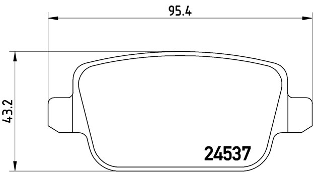 Brembo Brake Pad, P 24 075