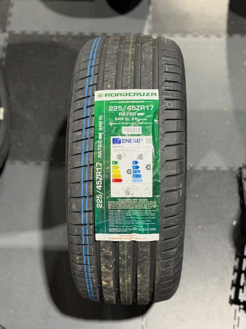 1x Roadcruza RA760 UHP 225/45/17 94W EV Compatible Road Tyre