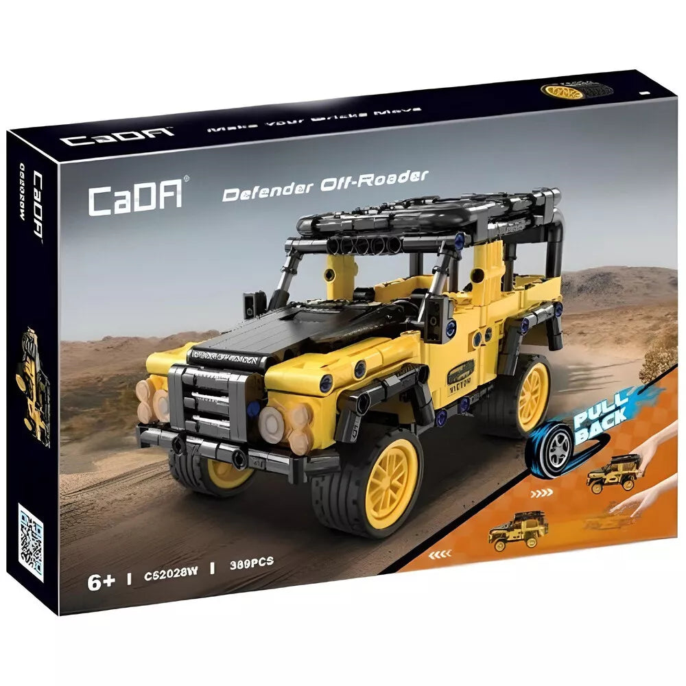 CaDA Defender Off-Roader Vehicle Brick Construction Kit 389 Piece Set C52028W