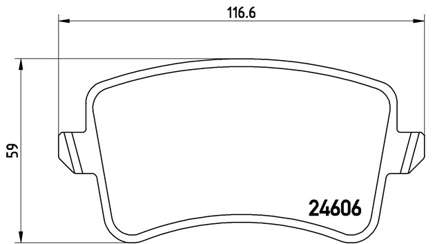 Brembo Brake Pad, P 85 099