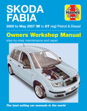 Load image into Gallery viewer, Haynes Skoda Fabia Manual