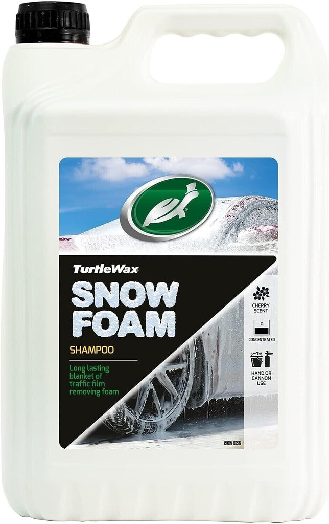 Turtle Wax Cherry Snow Foam Thick Rich Car Shampoo & Wash 5L