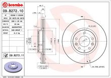 Load image into Gallery viewer, Brembo Painted Brake Disc, 09.B272.10