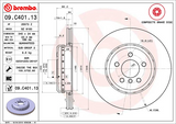 Brembo Painted Brake Disc, 09.C401.13