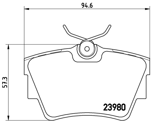 Brembo Brake Pad, P 59 041