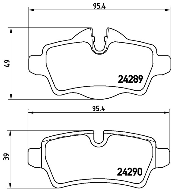 Brembo Brake Pad, P 06 052