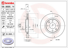 Brembo Brake Disc, 09.8695.11