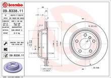 Load image into Gallery viewer, Brembo Painted Brake Disc, 09.B338.11