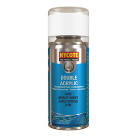 Hycote Audi Amalfi White Double Acrylic Spray Paint 150ml - XDAD502