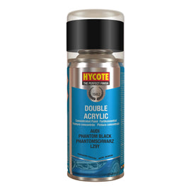 Hycote Audi Phantom Black Pearlescent Double Acrylic Spray Paint 150ml - XDAD507