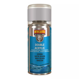 Hycote Honda Satin Silver Metallic Double Acrylic Spray Paint 150ml