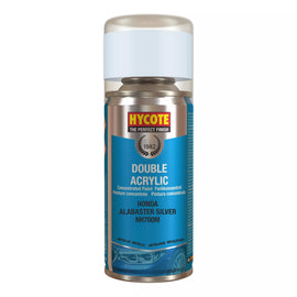 Hycote Honda Alabaster Silver Metallic Double Acrylic Spray Paint 150ml