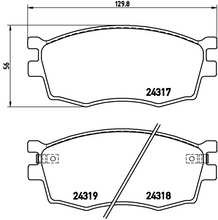Load image into Gallery viewer, Brembo Brake Pad, P 30 026