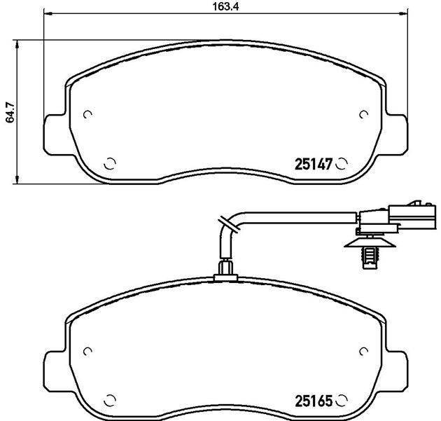 Brembo Brake Pad, P 68 062