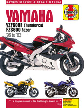 Load image into Gallery viewer, Yamaha YZF600R Thundercat,FZS600 Fazer (96-03) Haynes Repair Manual (Paperback)