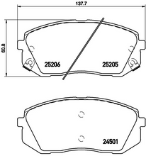 Load image into Gallery viewer, Brembo Brake Pad, P 30 056