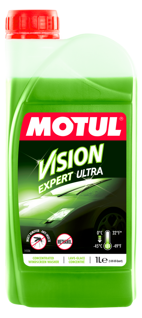 Motul Vision Expert Ultra Concentrated Windscreen Apple Screen Wash 1L