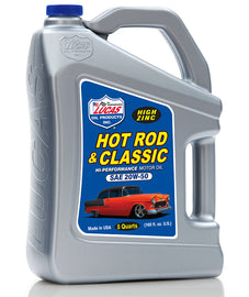 Lucas Oil SAE 20w-50 Hot Rod & Classic Car Engine Oil 5L - 10684