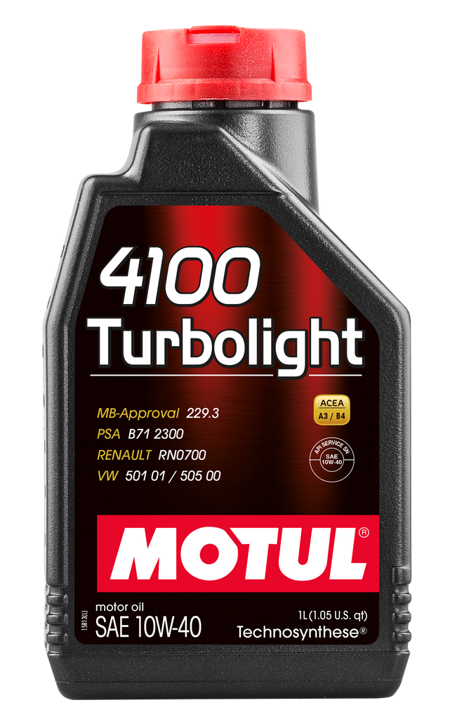 Motul 4100 Turbolight 10W-40 Engine Oil 1L