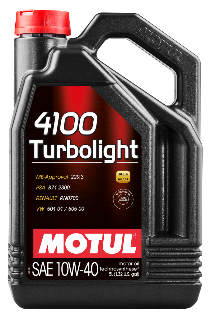 Motul 4100 Turbolight 10W-40 Engine Oil 5L