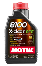 Load image into Gallery viewer, Motul 8100 X-Clean EFE Engine Oil 5W-30 1L