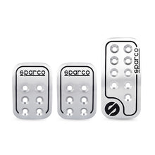 Load image into Gallery viewer, Sparco Aluminium Racing Pedals Set with Non-Slip Rubber - Black