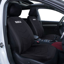 Load image into Gallery viewer, Sparco 9 Piece Seat Cover Set Black