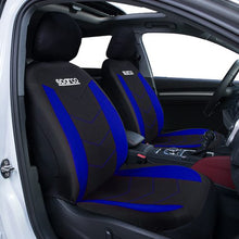 Load image into Gallery viewer, Sparco 9 Piece Seat Cover Set Black/Blue