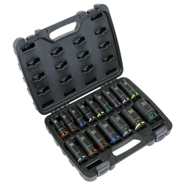 Sealey 16 Piece Impact Socket Set 1/2