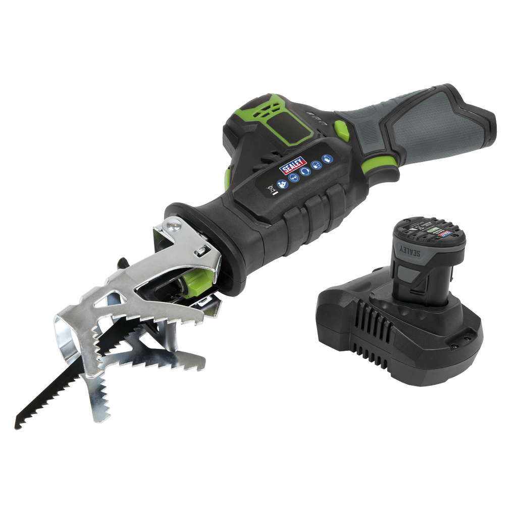 Sealey Cordless Reciprocating Saw Kit 10.8v 2Ah SV10.8 Series - CP108VRS