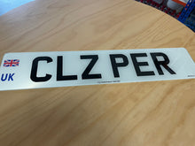 Load image into Gallery viewer, Front Dealer Grade UK Number Plates MOT Road Legal Car Van Reg Trailer Caravan
