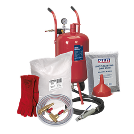 Sealey Shot/Soda Blasting Kit Sand Blaster - SBKITA